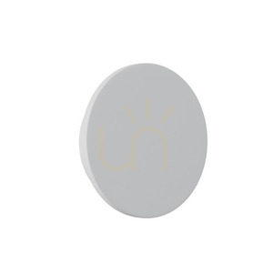 Nástenné LED svietidlo Zambelis 7,5W 3000K biele sádrové small 1