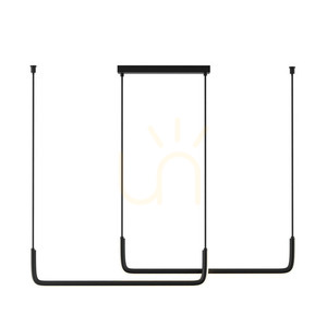 Závesné LED svietidlo Zambelis 40W 3000K čierne matné 120 cm small 1