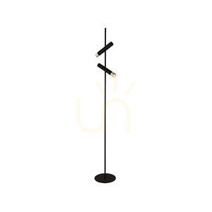 Stojacia lampa 7W 3000k kov čierna zlatá ZAMBELIS small 1