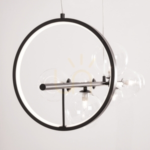 Prívesné svietidlo Zambelis čierne 7xG9 LED 14W sklo 89 cm small 3