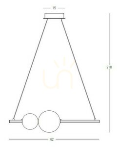 Závesné LED svietidlo Zambelis 11W 3000K zlatý mat/opálové sklo small 2