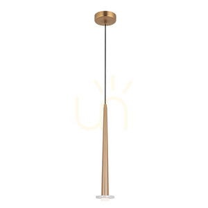 Závesné LED svietidlo Zambelis 3W 3000K zlatý mat biely mramor small 0