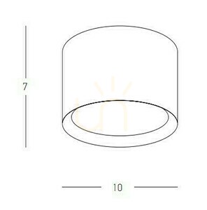 Stropné svietidlo Zambelis LED 8W 3000K čierne hliníkové 11 cm small 2