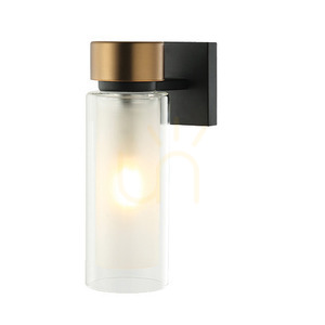 Nástenné svietidlo E14 Sandy Black Antique Brass Ip44 ZAMBELIS small 1