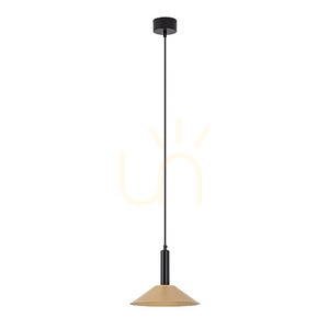 Závesné LED svietidlo Zambelis 22182, čierne a zlaté, 7 W, 3000 K, Ø22,5 cm small 1