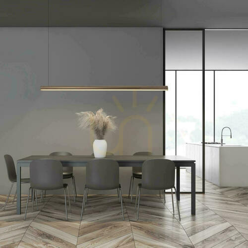 Skontrolujte Závesné LED svietidlo Zambelis bronz 45W 3000K IP20 141 cm