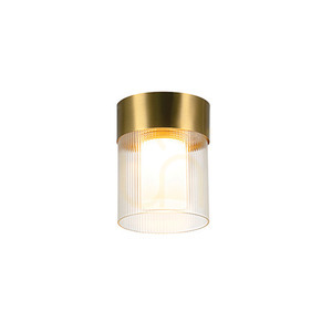 Stropné svietidlo Zambelis LED 9W 3000K zlaté matné sklo ø11 cm small 0