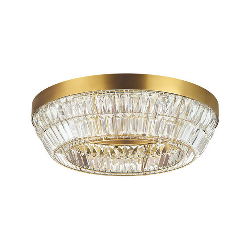 Skontrolujte Stropné LED svietidlo Zambelis antická mosadz 38W 3000K kov-kryštál 60 cm