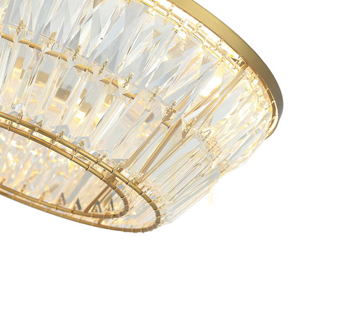 Skontrolujte Stropné LED svietidlo Zambelis 23047, antická mosadz a kryštál, 60 cm, 38 W, 3000 K