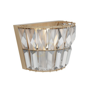 Nástenné svietidlo Zambelis 23050 – krištáľ, staromosadzné vyhotovenie, G9 LED, 20 cm small 1
