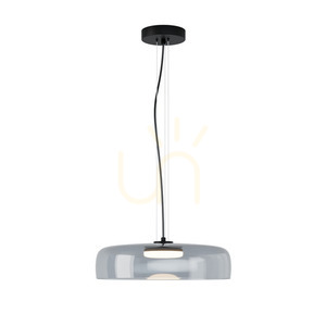 Závesné LED svietidlo Zambelis 15W 3000K čierne matné kov sklo 1 Závesné LED svietidlo Zambelis 15W 3000K čierne matné kov sklo small 1