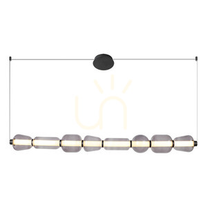 Závesné LED svietidlo Zambelis 37W 3000K čierne matné dymové sklo 120 cm small 0