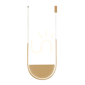 Závesné LED svietidlo Zambelis 28W 3000K-4000K zlaté matné 40 cm small 0