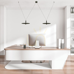 Závesné LED svietidlo Zambelis čierne 2x7W 3000K kovové small 0