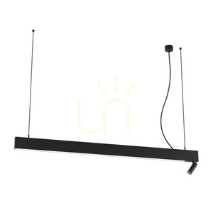 Závesné LED svietidlo Zambelis 23254 čierne 130 cm 7W+32W 3000K small 1