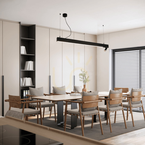 Skontrolujte Závesné LED svetlo Zambelis čierne 7W+32W 3000K opál 130 cm