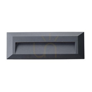 Vonkajšie nástenné krokové svetlo 3W LED Graphite ZAMBELIS small 2