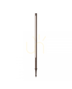 Záhradné svietidlo so zápichom Zambelis E280 LED 15W 100 cm tmavohnedé small 2