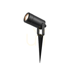 Zápichové záhradné svietidlo E312 GU10 max 7 W IP54, čierne ABS, hrot a kábel 30 cm, Zambelis small 1