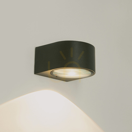 Skontrolujte Vonkajšie nástenné svietidlo Zambelis E316 LED 5 W 3000 K grafit IP54