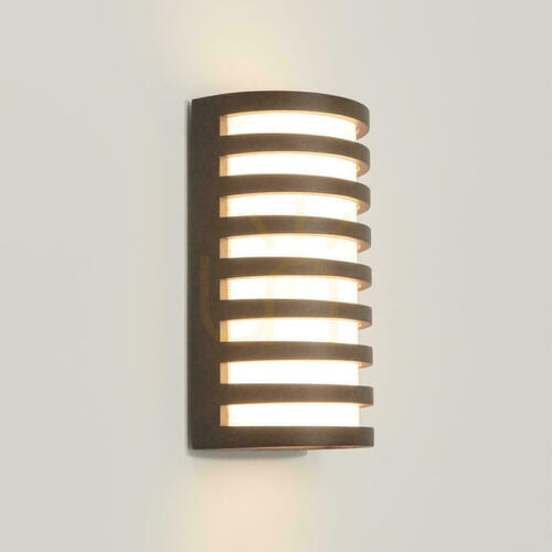 Skontrolujte Vonkajšie nástenné svietidlo Zambelis E341 LED 10 W 3000 K, tmavohnedé IP65