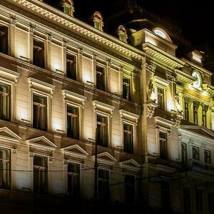 Zambelis LED nástenné svietidlo na osvetlenie stien pre exteriér, 24x1 W, 24 V, 3000 K, IP66, šedá, 100 cm small 1