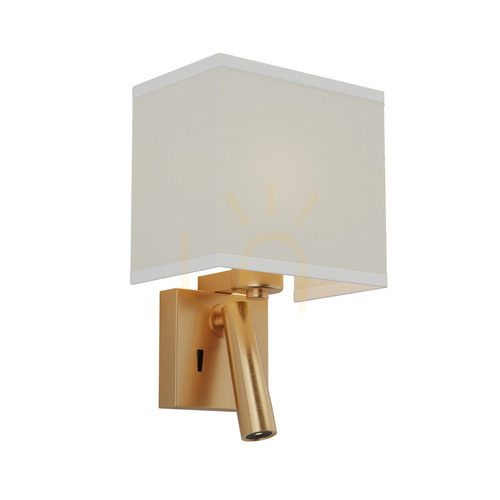 Skontrolujte Nástenné svietidlo Zambelis brúsená mosadz E27 30 cm značky reading light