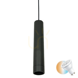 Závesná bodová lampa Gu10 MAX 15W čierna ZAMBELIS small 0