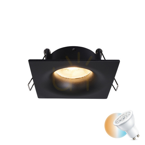 Skontrolujte Zapustená bodová lampa Gu10 MAX 50W čierna Ip65 ZAMBELIS
