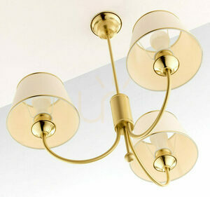 Luster CLASSIC Mosadzný 3xE27/15W small 5