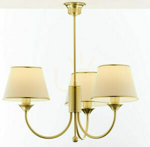 Luster CLASSIC Mosadzný 3xE27/15W small 8