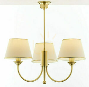 Luster CLASSIC Mosadzný 3xE27/15W small 0