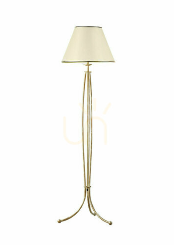 Skontrolujte LAURA Stojacia lampa béžová 1xE27/15W