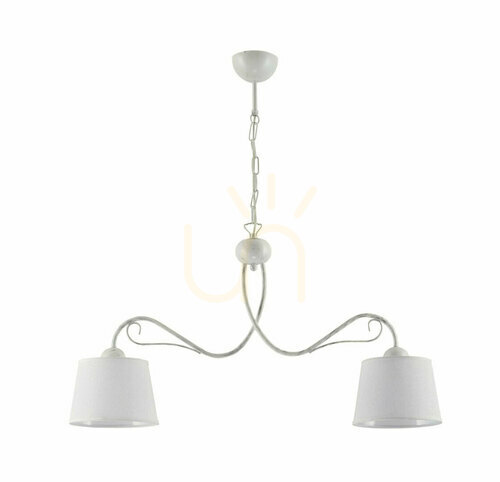 Skontrolujte Luster KAMELIA biely 2xE27/15W