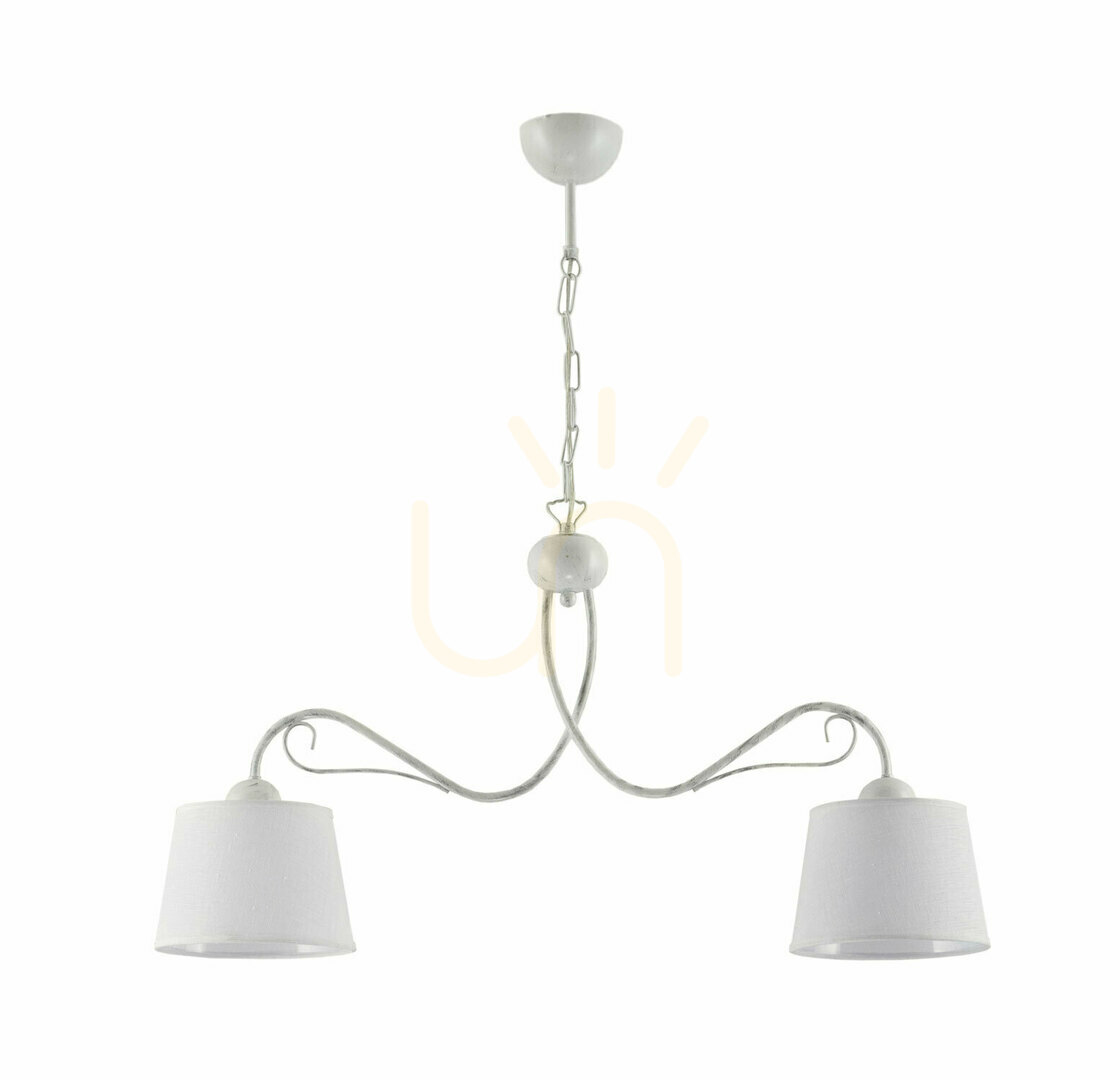 Skontrolujte Luster KAMELIA biely 2xE27/15W Luster KAMELIA biely 2xE27/15W