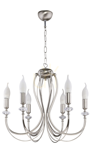 Skontrolujte Luster MELODY Silver 6XE14/11W