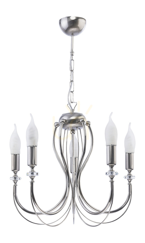Skontrolujte Luster MELANI Silver 5XE14/11W