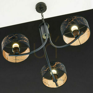 Luster ARTHUR čierny 3xE27/15W small 5
