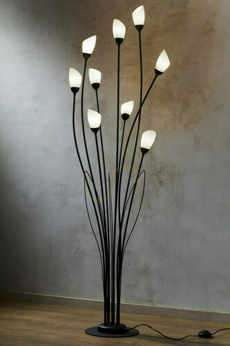 Skontrolujte GLORIOSA Stojacia lampa čierna 9xG9/14W