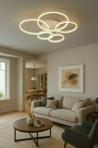 Päťbodové stropné svietidlo Aviano RAVELO 9055-508 matné biele LED 70 W small 1