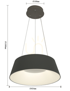 Závesné svietidlo SELLA Anthracite 6222-0150 Aviano small 3