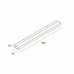 Nástenné svietidlo Max Light Trio 7W 4000K chróm IP44 stmievateľné W0408D small 0