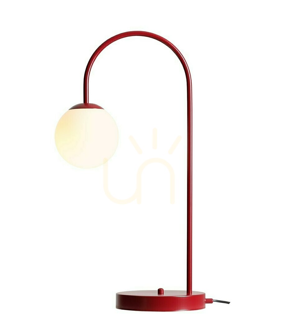 Skontrolujte Stolová lampa Aldex Una červená sklo kov E14 1116B15 Stolová lampa Aldex Una červená sklo kov E14 1116B15