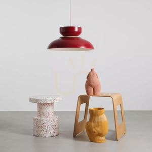 Závesné svietidlo Aldex Aldo Red Wine, bordové, 47 cm, E27, 1152G15_15_J small 3