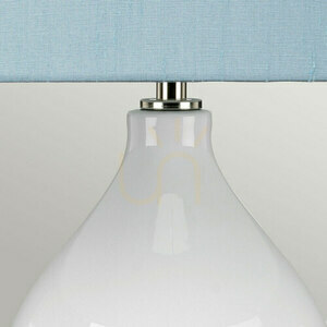 Stolná lampa Isla - 1 svetelný zdroj - leštený nikel Elstead small 2