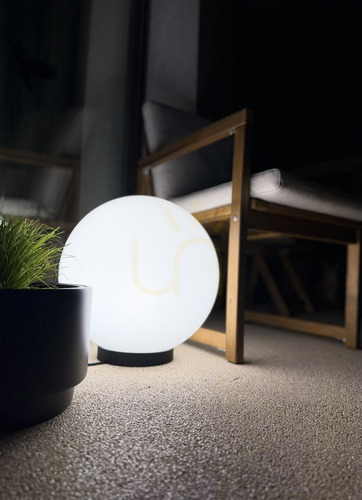 Skontrolujte LUNA BALL 30 cm dekoratívna svietiaca záhradná guľa vrátane kábla a montážneho dekoračného krúžku - PREMIUM - UV - LUNARES