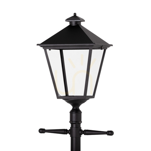 Skontrolujte Záhradná LED lampa Norlys LONDON BIG 4125BL čierna, teleskopický stĺp 120–220 cm, 17,5 W, 4000 K