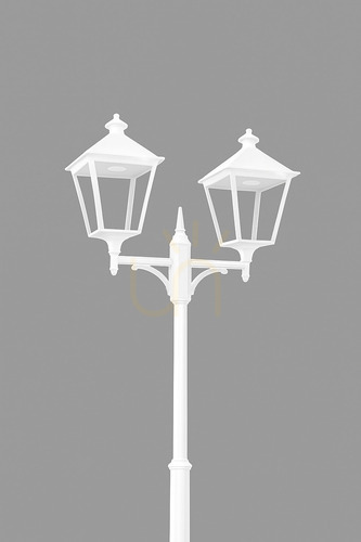 Skontrolujte Záhradné / parkové svietidlo IP54 LONDON BIG 41249WH LED 2x9,5W 4000K biela - premium NORLYS