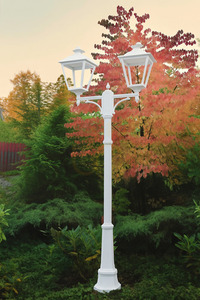 Záhradné / parkové svietidlo IP54 LONDON BIG 41249WH LED 2x9,5W 4000K biela - premium NORLYS small 3
