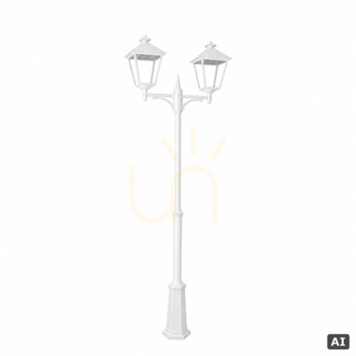 Skontrolujte Záhradné / parkové svietidlo IP54 LONDON BIG 4131WH LED 2x13,4W 4000K biela - premium NORLYS